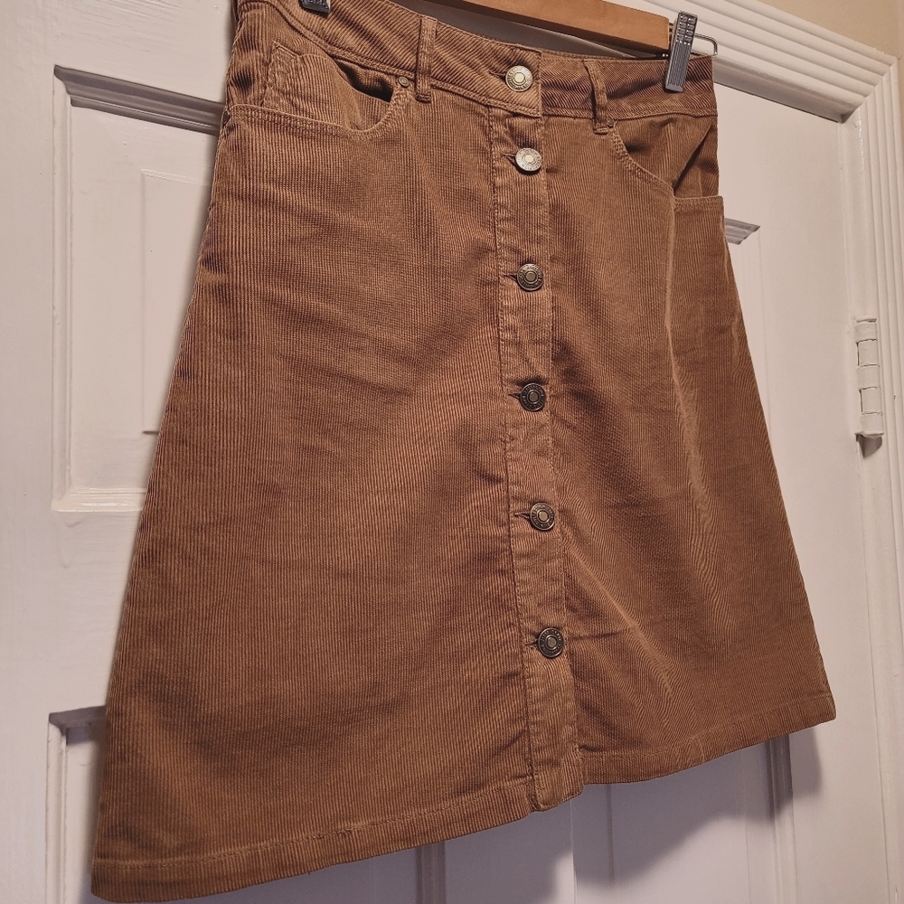 ASOS Corduroy a-line mini skirt
